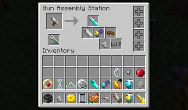 image we can see one of the blocks that allows us to assemble pieces, to create new weapons in Minecraft.